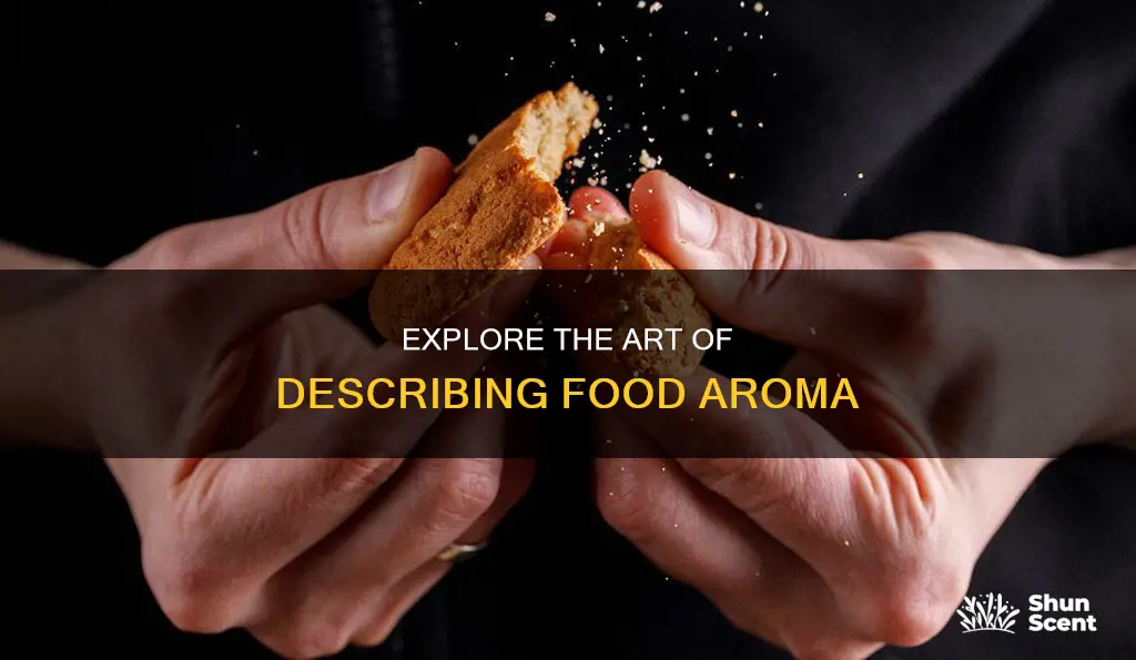 how to describe aroma of food