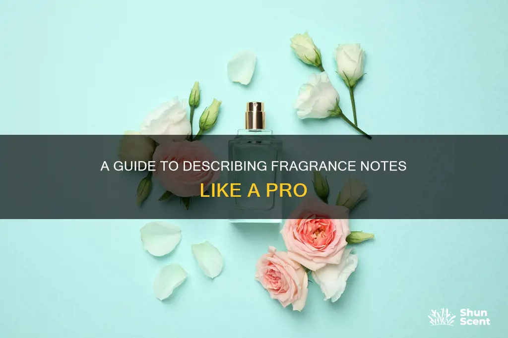 how to describe fragrance notes