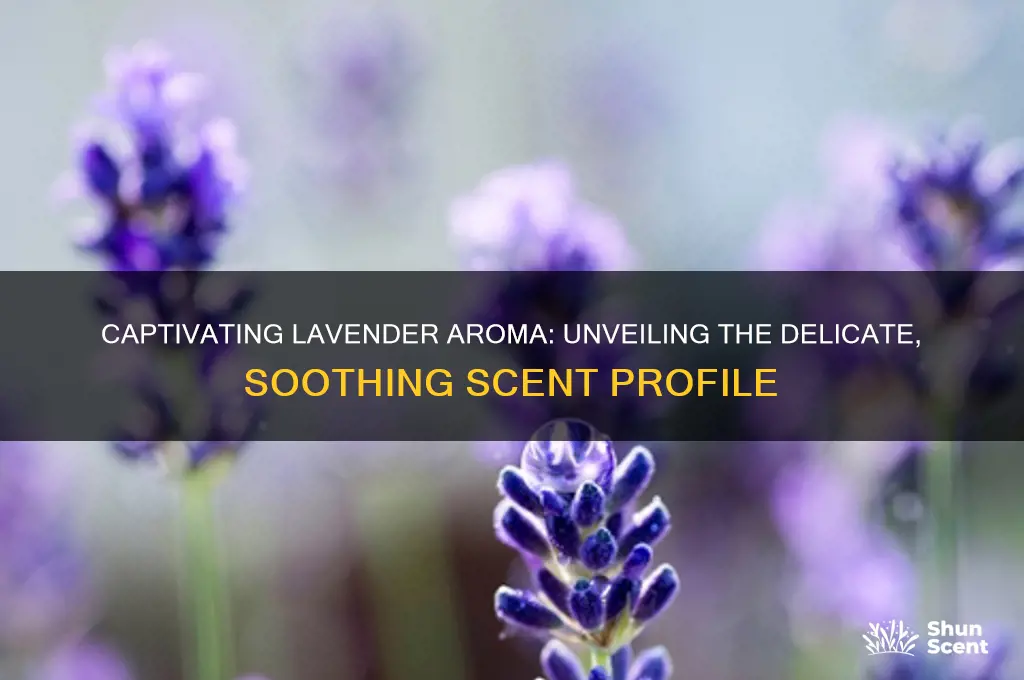 how to describe lavender scent