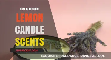 Captivating Aromas: Mastering the Art of Describing Lemon Candle Scents