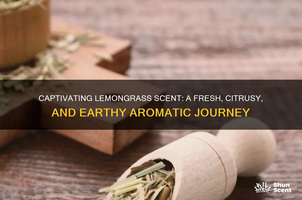 how to describe lemongrass scent