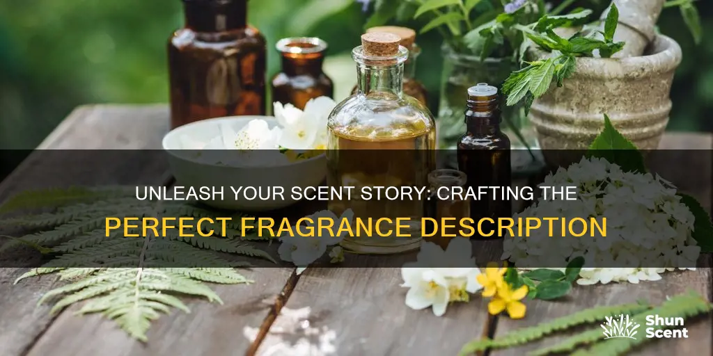 how to describe my fragrance oil