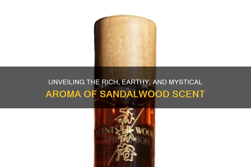 how to describe sandalwood scent