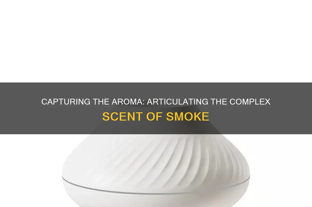 how to describe the scent of smoke