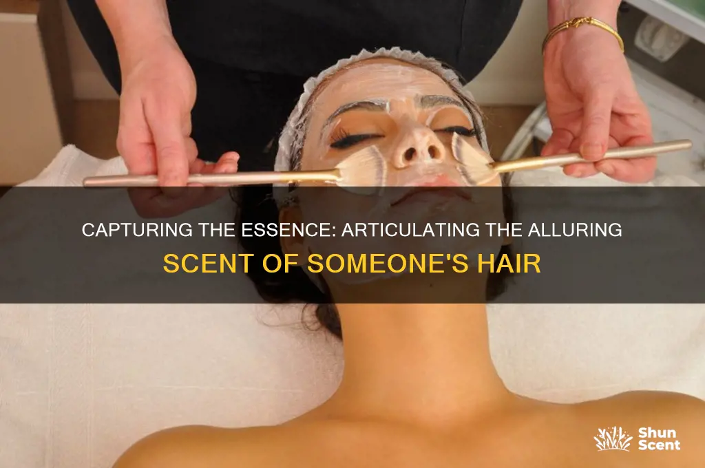 how to describe the scent of someone