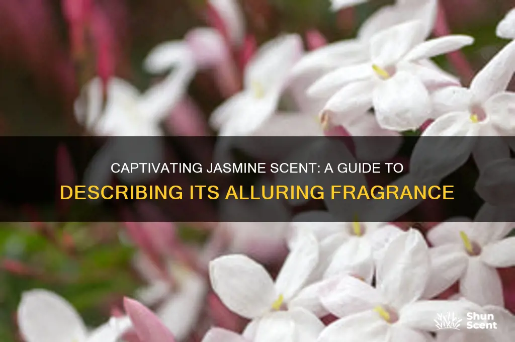 how to describejasmine scent