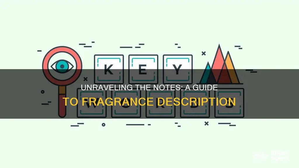 how to descrive notes in a fragrance