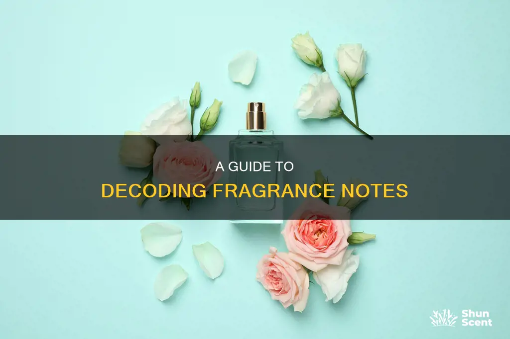 how to descrive notes in a fragrance