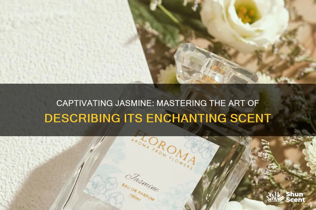 how to desribe the scent of jasmine