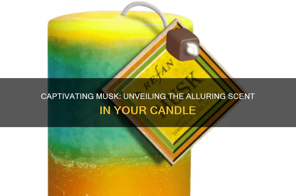 how to desribes the scent musk in a candle