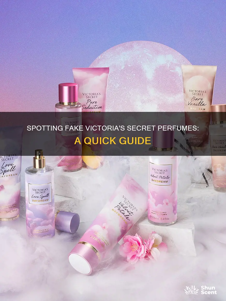 how to determine fake victoria secret perfume