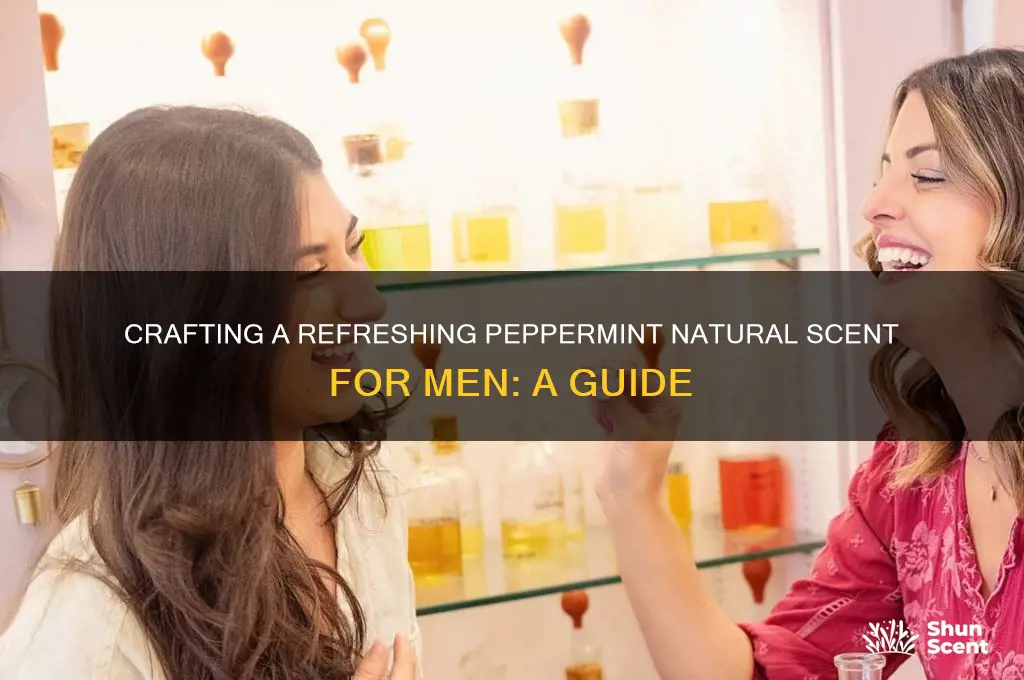 how to develop a pepperment natural scent for guys