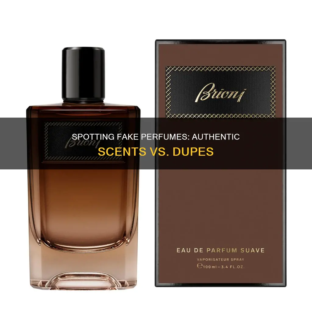 how to differentiate between original and fake perfume