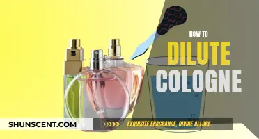 Diluting Cologne: Tips for Getting the Perfect Scent