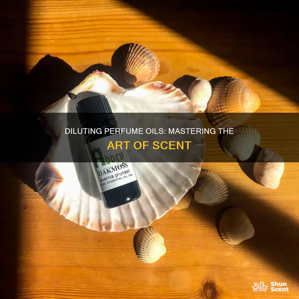 how to dilute perfume oil with water