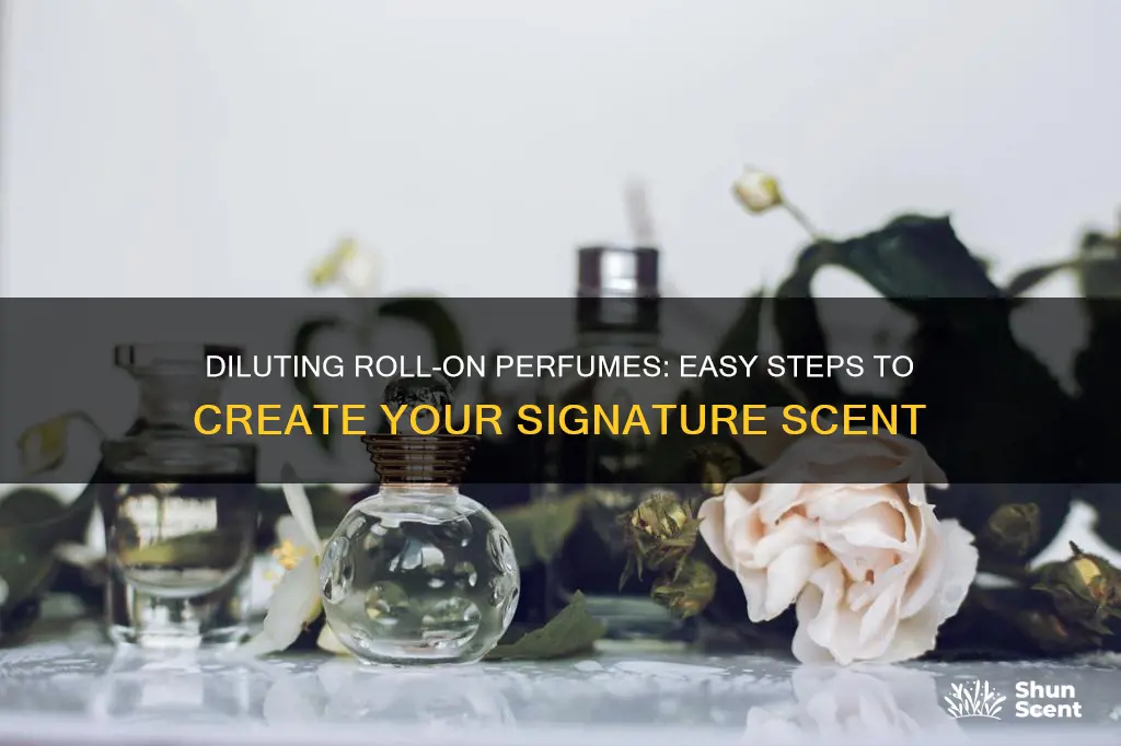 how to dilute rollarball perfume
