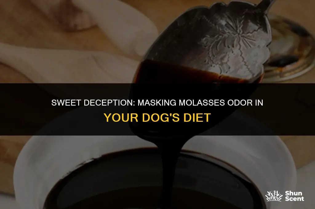 how to disguise the smell of molasses in dog food
