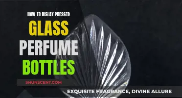 Pressed Glass Perfume Bottles: Creative Display Ideas