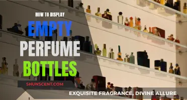 Creative Ways to Display Empty Perfume Bottles