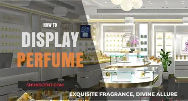 Displaying Perfume: A Guide to Showcasing Your Scents