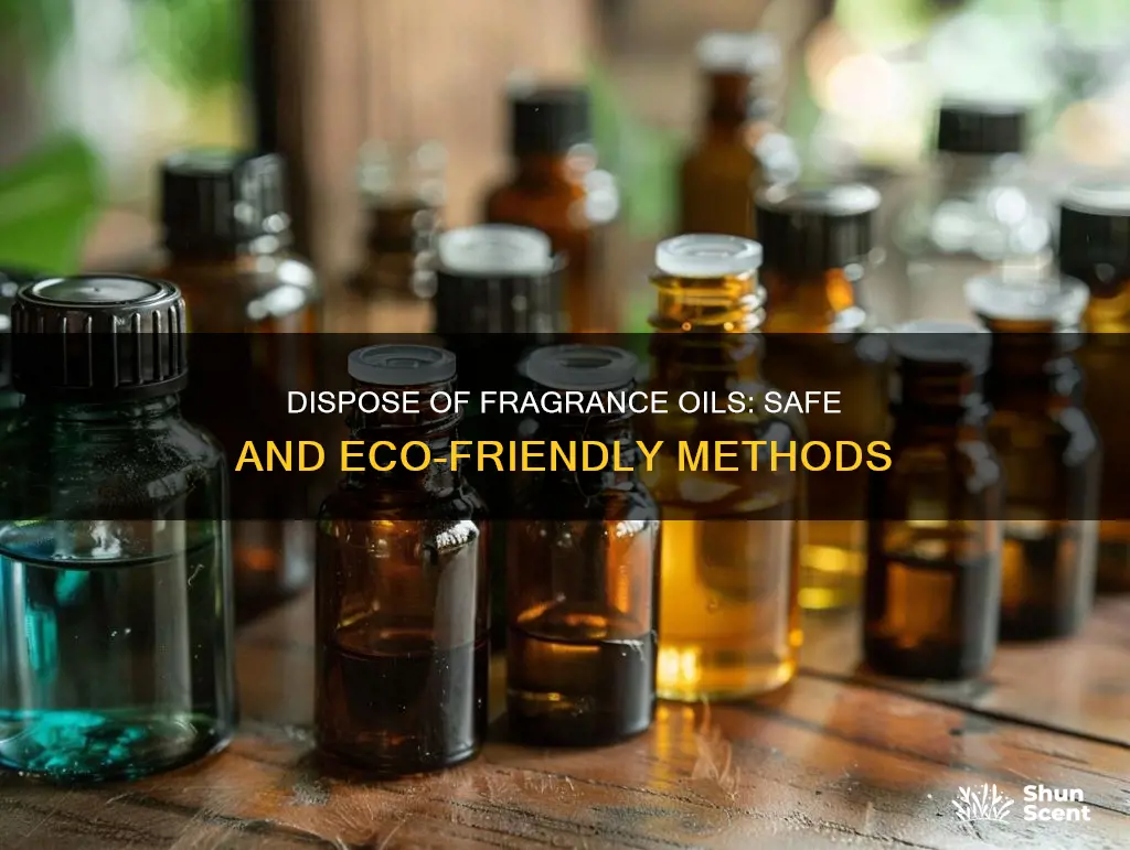 how to dispose fragrance oil