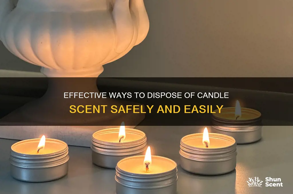 how to dispose of candle scent