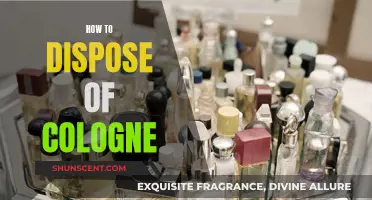 Dispose of Cologne Safely and Responsibly