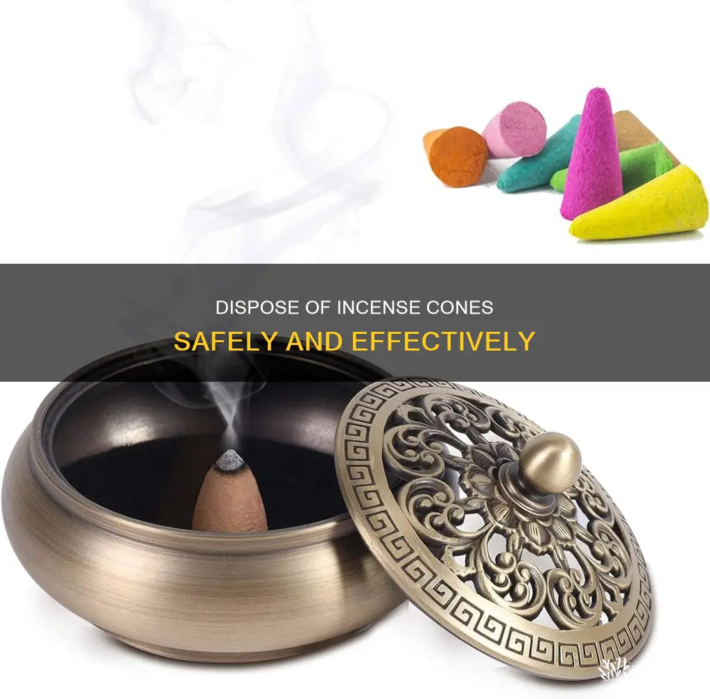 how to dispose of incense cones