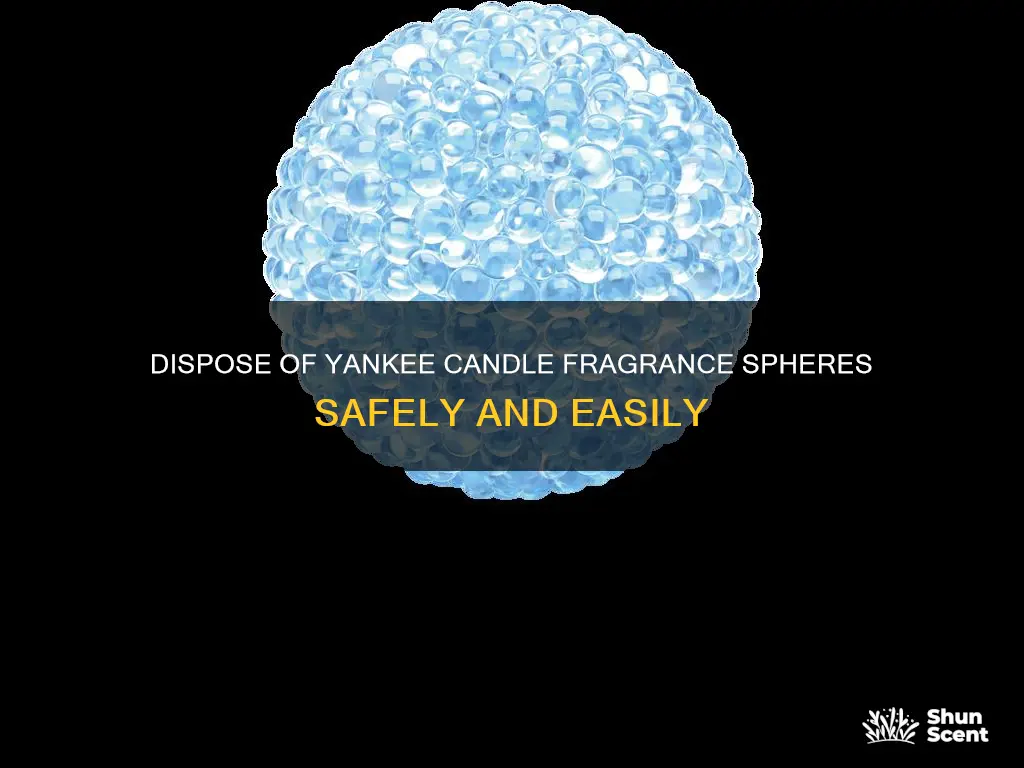 how to dispose of yankee candle fragrance spheres