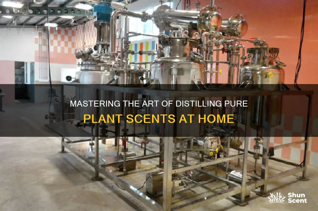 how to distill plant scents