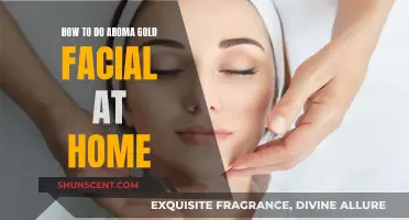 Glowing Skin: DIY Aroma Gold Facial at Home