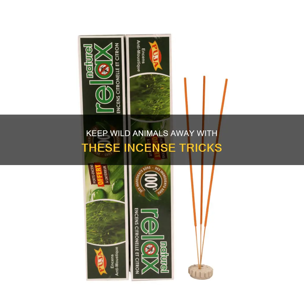 how to drive wild animals away incense