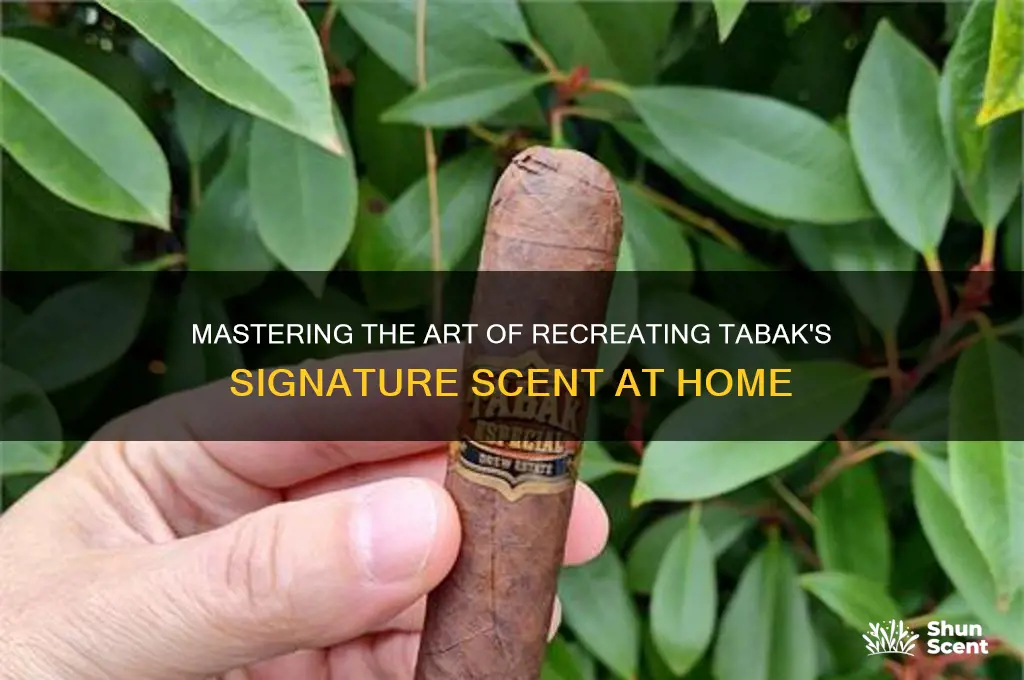 how to duplicate the scent of tabak