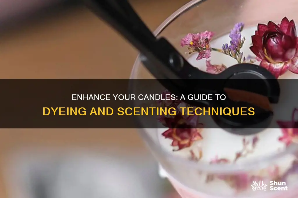 how to dye candle scent