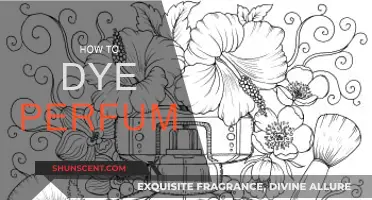 Creating Colorful Scents: Dyeing Perfumes