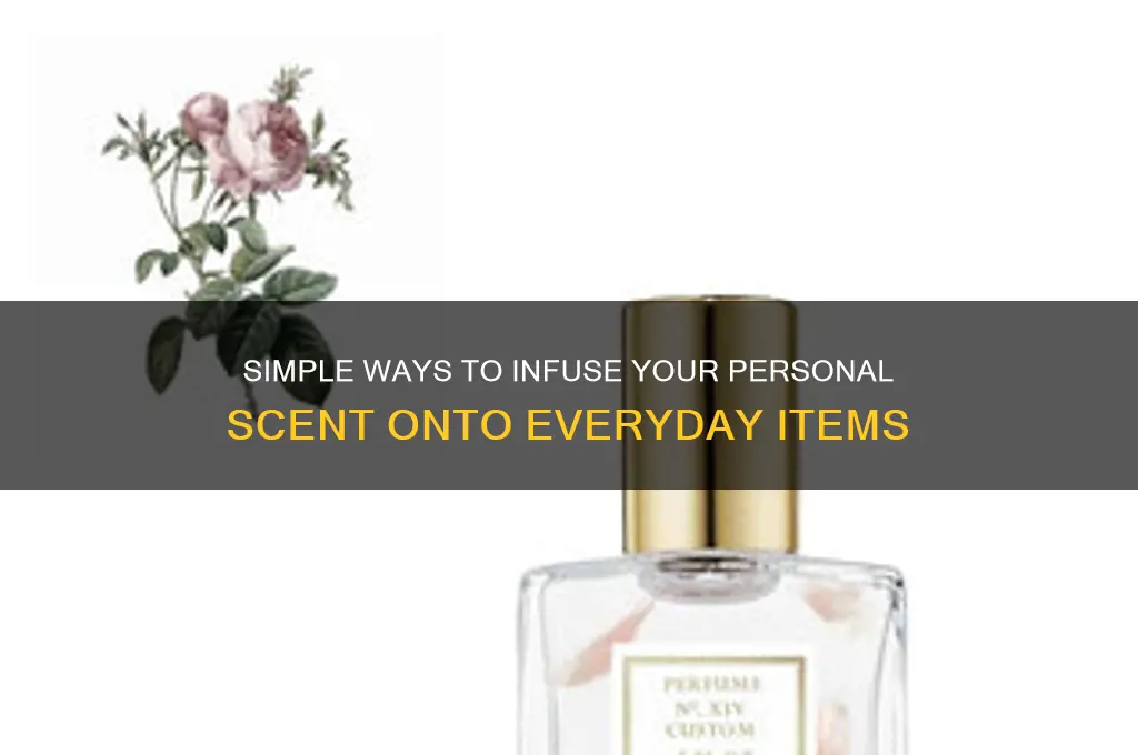 how to easily put my scent onto something