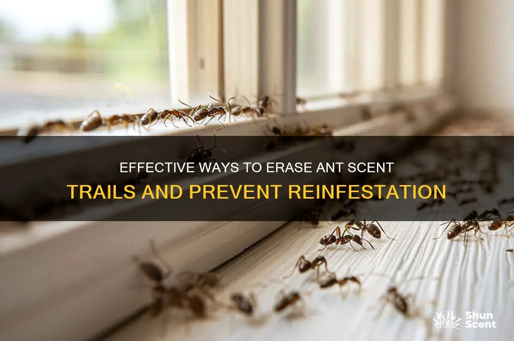 how to eliminate ant scent trails