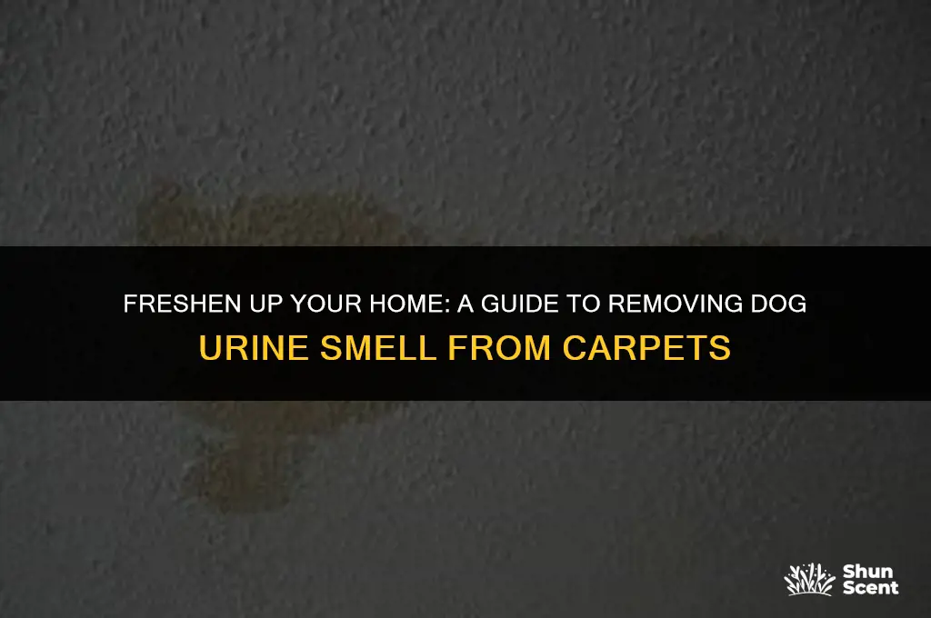 how to elminate dog urin smell on carpet