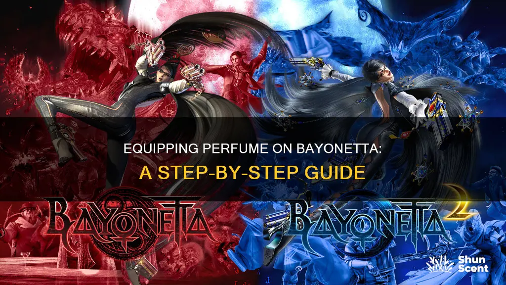 how to equip the perfume on bayonetta