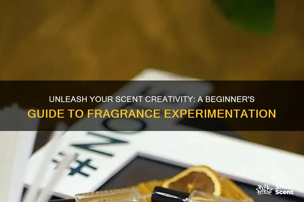 how to experiment with scents