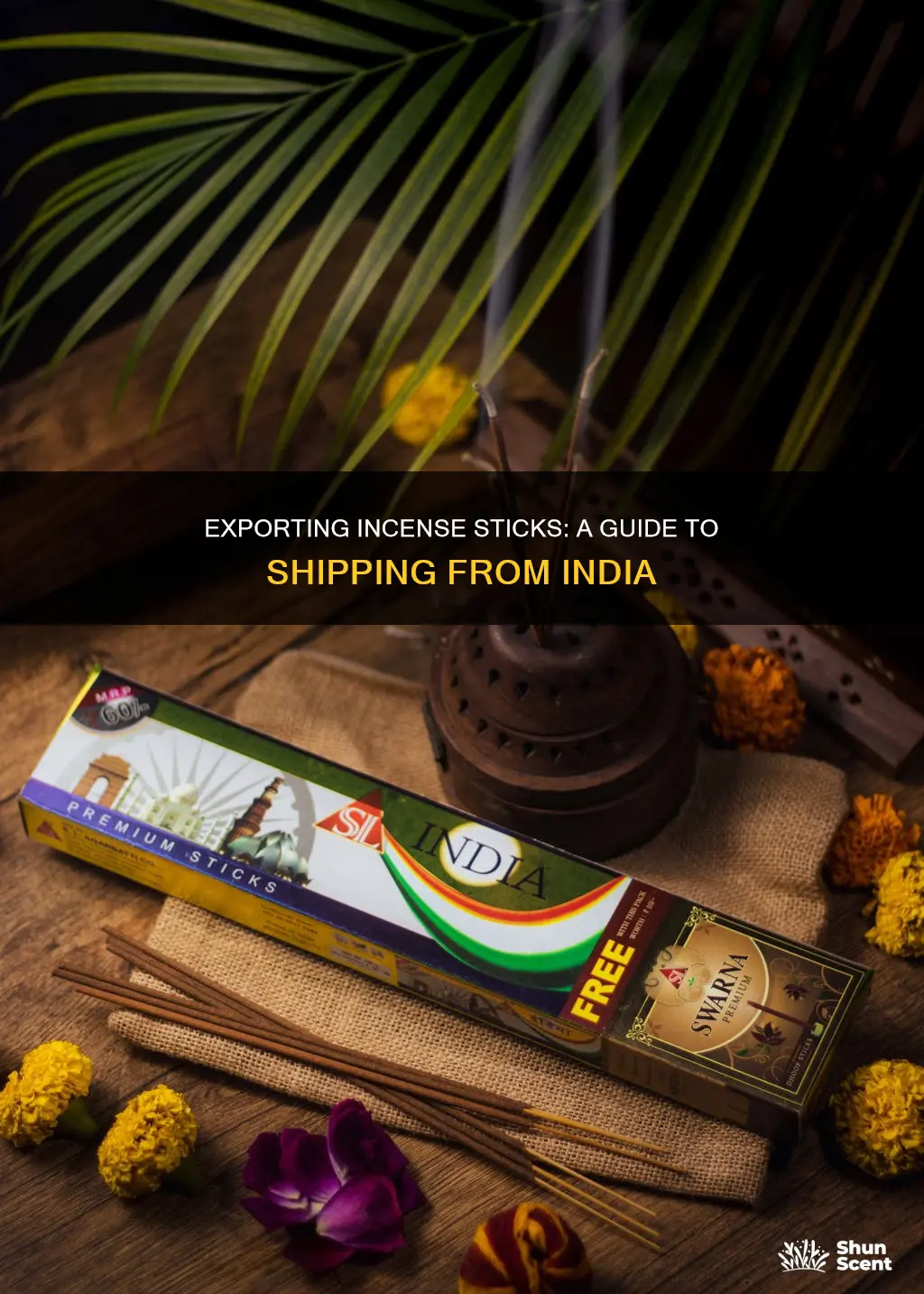 how to export incense sticks from india