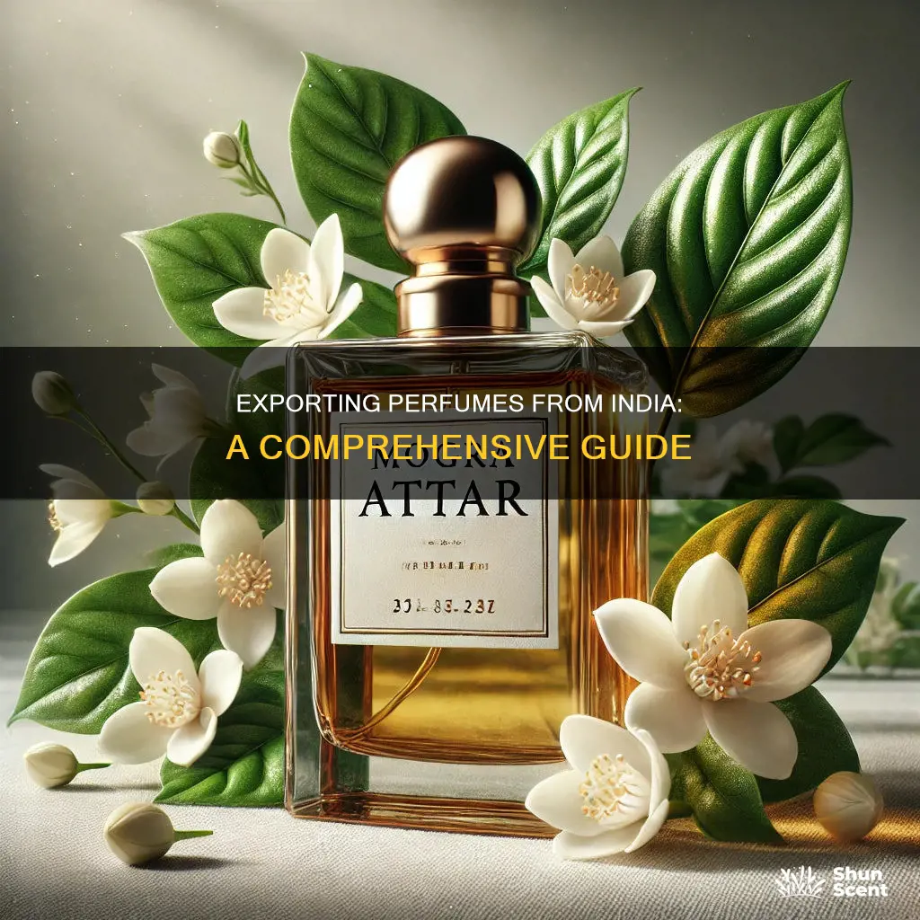 how to export perfumes from india