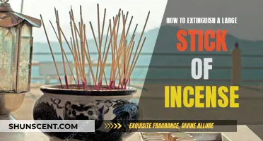 Extinguishing Large Incense Sticks: Quick and Easy Methods