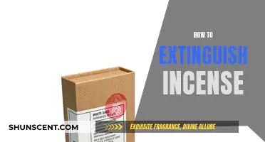 Extinguishing Incense: Quick and Easy Methods for a Calm Space