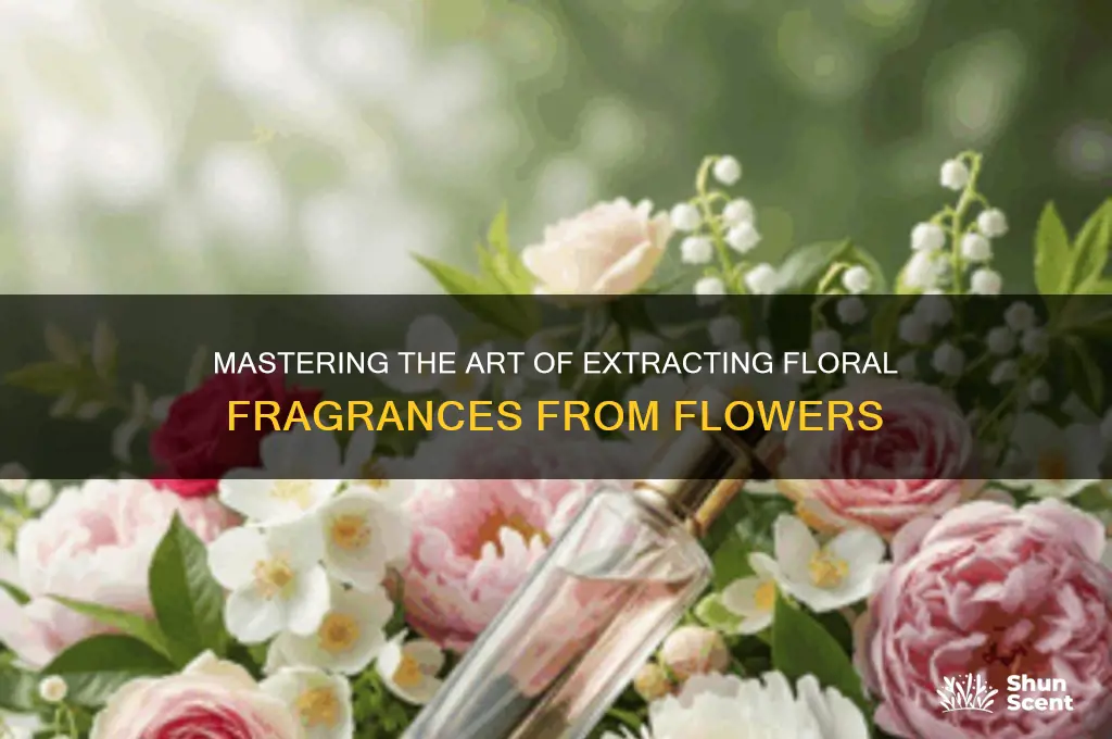 how to extract a scent from a flower