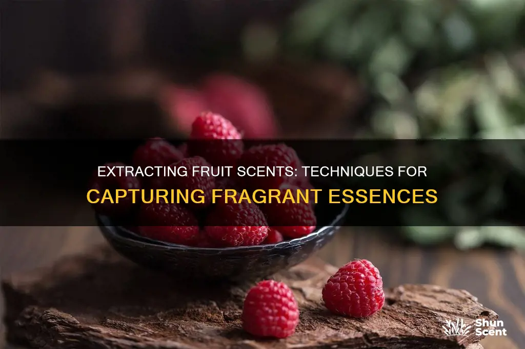 how to extract fragrance from fruit