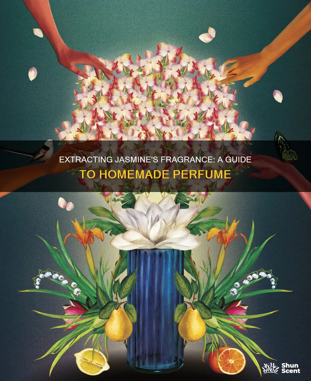 how to extract perfume from jasmine flowers