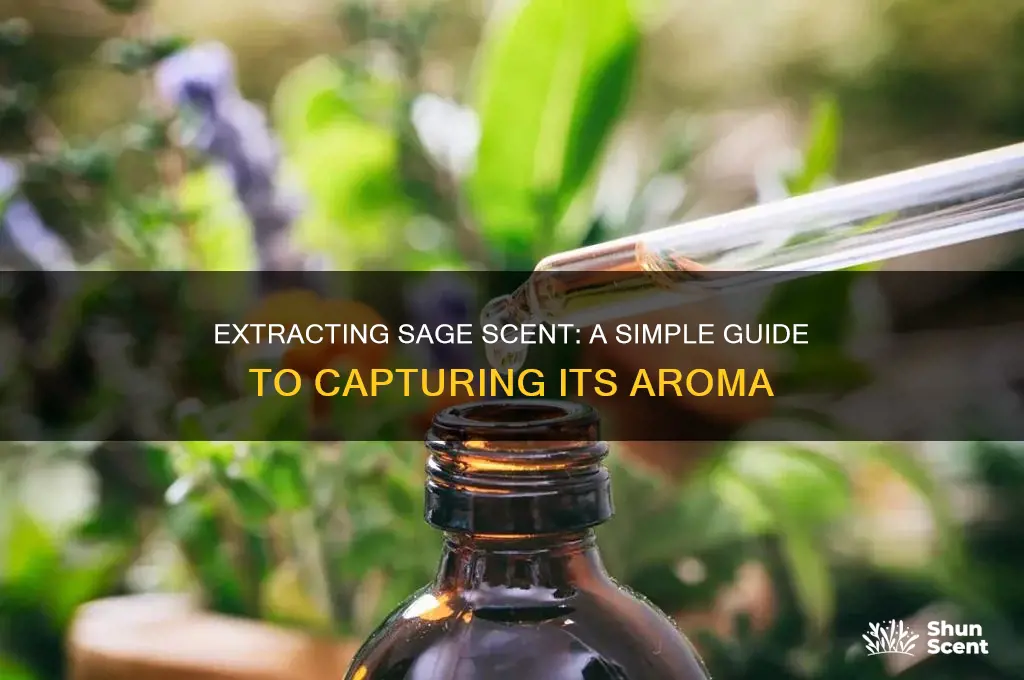 how to extract scent from sage