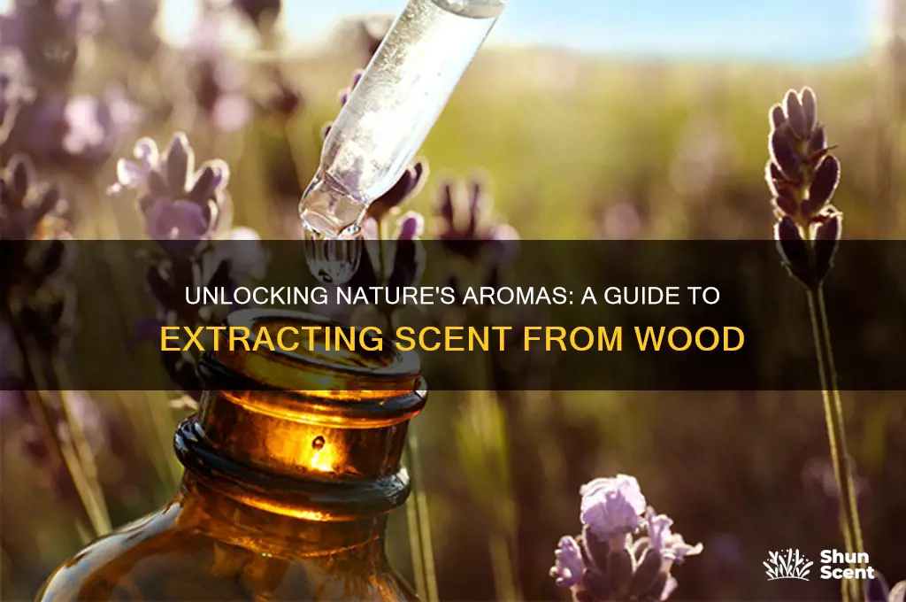 how to extract scent from wood