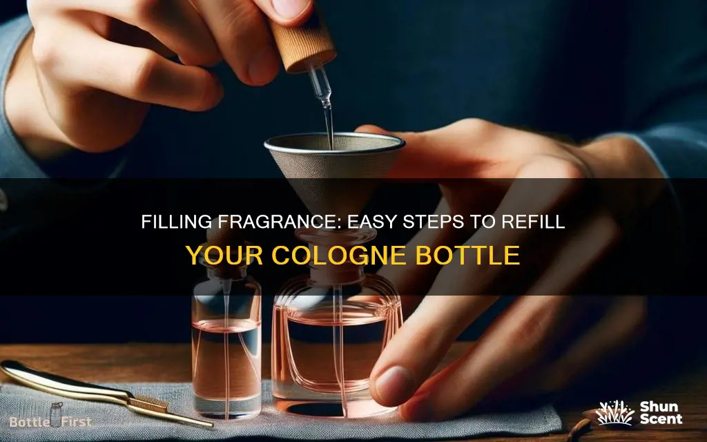 how to fill a cologne bottle